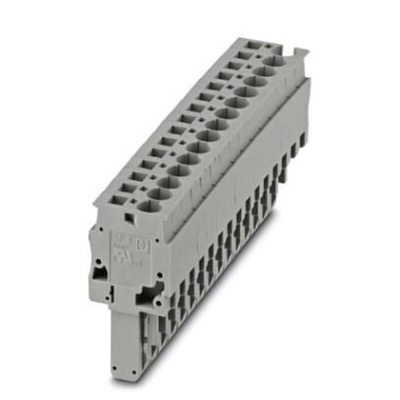 Phoenix Contact 14 Way Pluggable Terminal Block, Plug, Spring Cage Termination