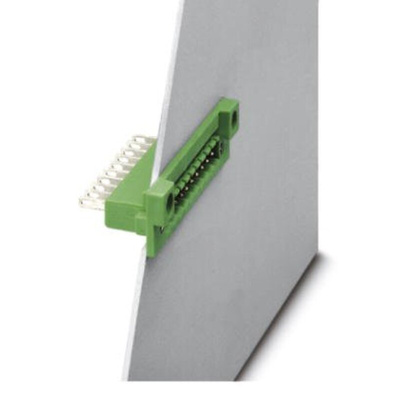 Phoenix Contact 5.08mm Pitch 3 Way Pluggable Terminal Block, Feed Through Header, Panel Mount, Solder/Slip on