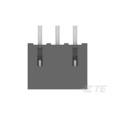 TE Connectivity 3.5mm Pitch 3 Way Right Angle Pluggable Terminal Block, Header, Surface Mount, Screw Termination