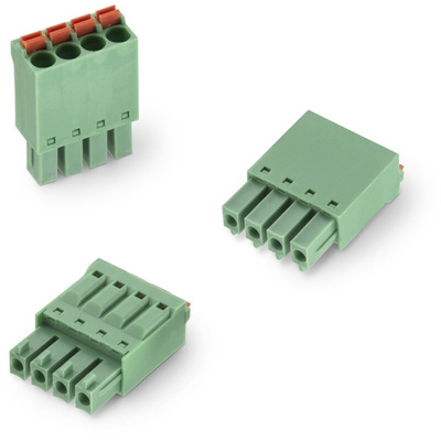 Wurth Elektronik 3.81mm Pitch 3 Way Vertical Pluggable Terminal Block, Plug, Cable Mount, Solder Termination
