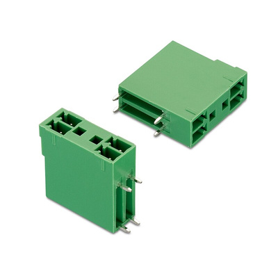 Wurth Elektronik 3.81mm Pitch 6 Way Pluggable Terminal Block, Header, PCB Mount, Solder Termination