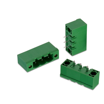 Wurth Elektronik 5.08mm Pitch 4 Way Pluggable Terminal Block, Header, PCB Mount, Solder Termination
