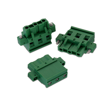 Wurth Elektronik 7.62mm Pitch 6 Way Horizontal Pluggable Terminal Block, Plug, Cable Mount, Solder Termination