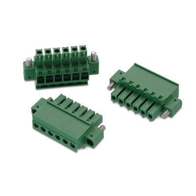 Wurth Elektronik 3.81mm Pitch 12 Way Horizontal Pluggable Terminal Block, Plug, Cable Mount, Screw Termination