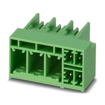 Phoenix Contact 7.62mm Pitch 8 Way Pluggable Terminal Block, Hybrid Header