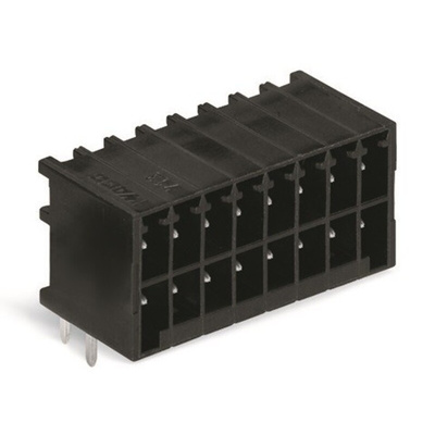 Wago 3.5mm Pitch 16 Way Pluggable Terminal Block, Header