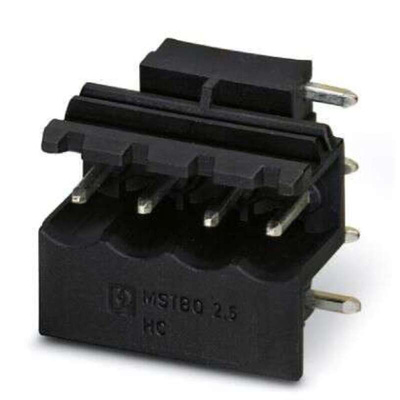 Phoenix Contact 5mm Pitch 16 Way Right Angle Pluggable Terminal Block, Header
