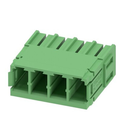 Phoenix Contact 7.62mm Pitch 4 Way Pluggable Terminal Block, Header, PCB Mount
