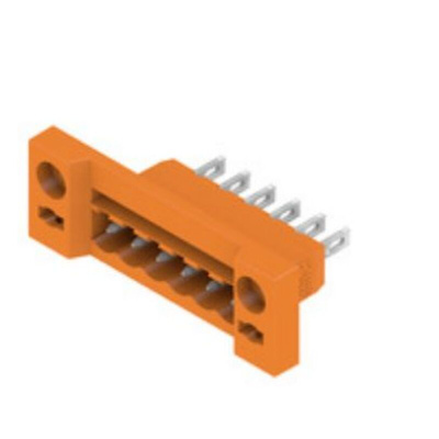 Weidmuller 5.08mm Pitch 6 Way Pluggable Terminal Block, Header, PCB Mount