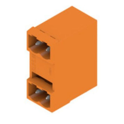 Weidmuller 5.08mm Pitch 4 Way Pluggable Terminal Block, Header, PCB Mount