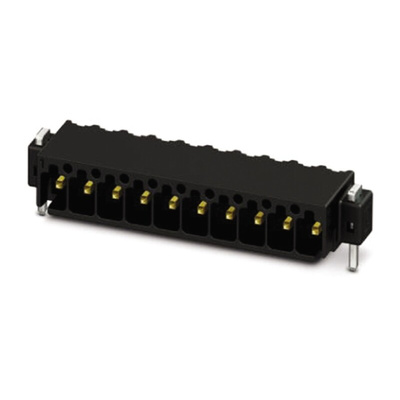 Phoenix Contact 2.54mm Pitch 5 Way Right Angle Pluggable Terminal Block, Header, Surface Mount, Solder Termination