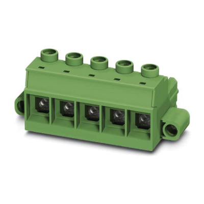 Phoenix Contact 15mm Pitch 3 Way Pluggable Terminal Block, Plug, Screw Termination