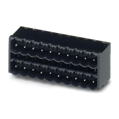 Phoenix Contact 5.08mm Pitch 9 Way Right Angle Pluggable Terminal Block, Header, Through Hole, Solder Termination