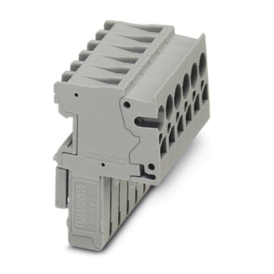 Phoenix Contact 9 Way Pluggable Terminal Block, Plug, Spring Cage Termination