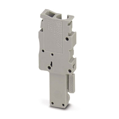 Phoenix Contact 1 Way Pluggable Terminal Block, Plug, Free Hanging (In Line), Screwless Termination