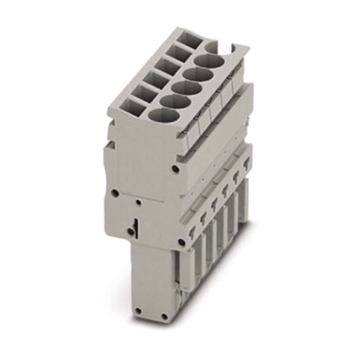 Phoenix Contact 2 Way Pluggable Terminal Block, Plug, Free Hanging (In Line), Spring Cage Termination