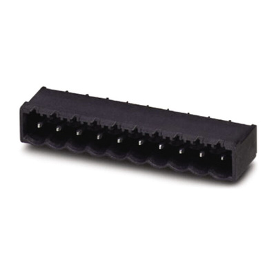 Phoenix Contact 5.08mm Pitch 3 Way Right Angle Pluggable Terminal Block, Header, Through Hole, Solder Termination