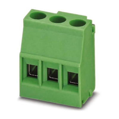 Phoenix Contact 7.62mm Pitch 2 Way Pluggable Terminal Block, Header, Through Hole, Solder Termination