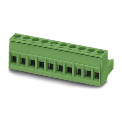 Phoenix Contact 5mm Pitch 17 Way Pluggable Terminal Block, Plug, Screw Termination