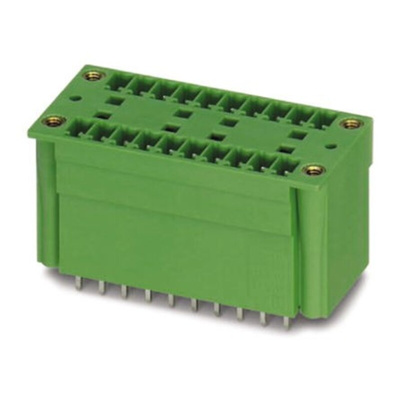 Phoenix Contact 3.81mm Pitch 9 Way Pluggable Terminal Block, Header, Solder Termination