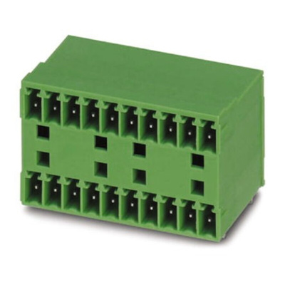 Phoenix Contact 3.81mm Pitch 11 Way Pluggable Terminal Block, Header, Solder Termination