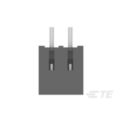 TE Connectivity 3.5mm Pitch 2 Way Right Angle Pluggable Terminal Block, Header, Surface Mount, Screw Termination