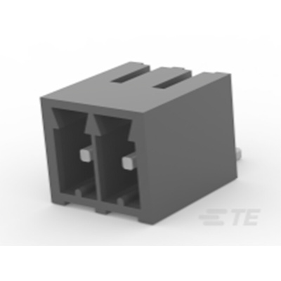 TE Connectivity 3.5mm Pitch 2 Way Right Angle Pluggable Terminal Block, Header, Surface Mount, Screw Termination