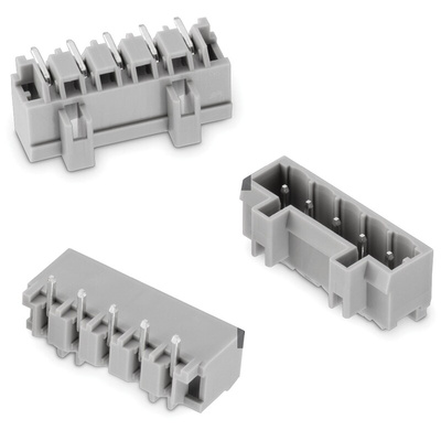Wurth Elektronik 5mm Pitch 4 Way Horizontal Pluggable Terminal Block, Header, PCB Mount, Solder Termination