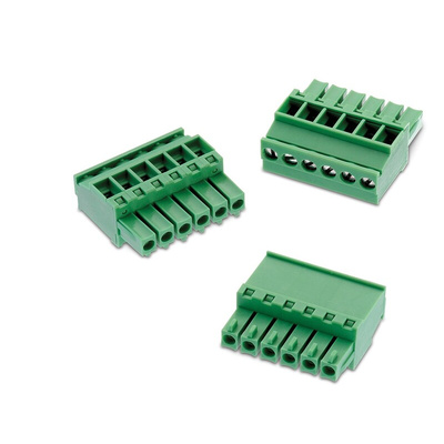 Wurth Elektronik 3.5mm Pitch 6 Way Horizontal Pluggable Terminal Block, Plug, Cable Mount, Screw Termination