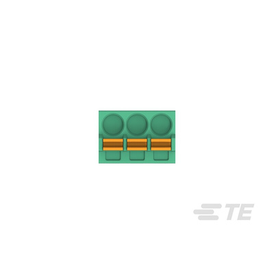 TE Connectivity 3.5mm Pitch 16 Way Vertical Pluggable Terminal Block, Plug, Spring Termination