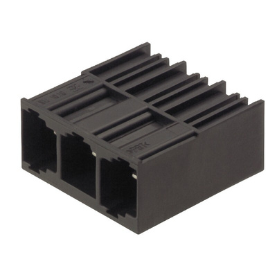 Weidmuller 10.16mm Pitch 7 Way Pluggable Terminal Block, Header, PCB