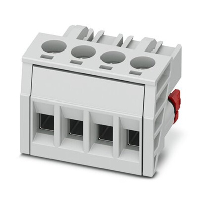 Phoenix Contact 5mm Pitch Pluggable Terminal Block, Plug, Cable Mount, Spring Cage Termination