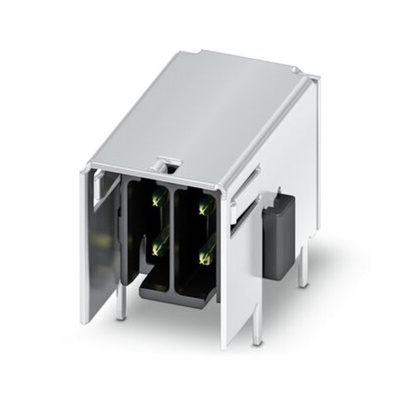 Phoenix Contact 2.54mm Pitch 2 Way Right Angle Pluggable Terminal Block, Header, Through Hole, Solder Termination
