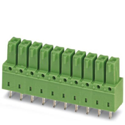 Phoenix Contact 3.81mm Pitch 4 Way Pluggable Terminal Block, Inverted Header, Through Hole, Solder Termination