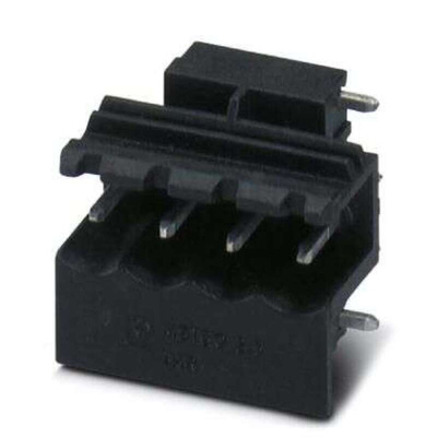 Phoenix Contact 5mm Pitch 4 Way Right Angle Pluggable Terminal Block, Header