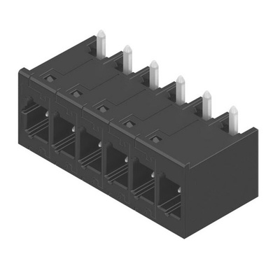 Weidmuller 5mm Pitch 6 Way Pluggable Terminal Block, Header, Plug-In