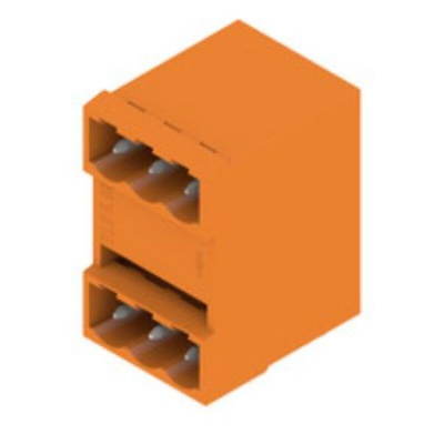 Weidmuller 5.08mm Pitch 6 Way Pluggable Terminal Block, Header, PCB Mount