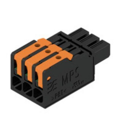 Weidmuller 5mm Pitch 3 Way Pluggable Terminal Block, Plug, PCB Mount