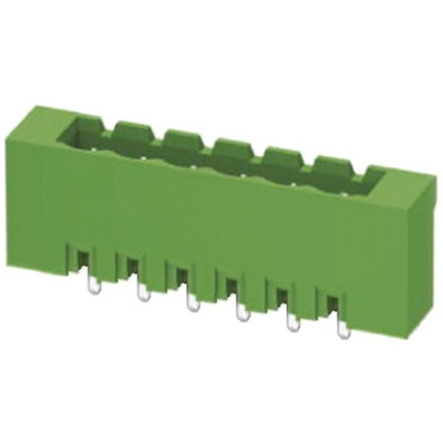 Phoenix Contact 5.08mm Pitch 3 Way Pluggable Terminal Block, Header, Through Hole, Screw Termination