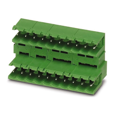 Phoenix Contact 5.08mm Pitch 12 Way Pluggable Terminal Block, Header, Solder Termination