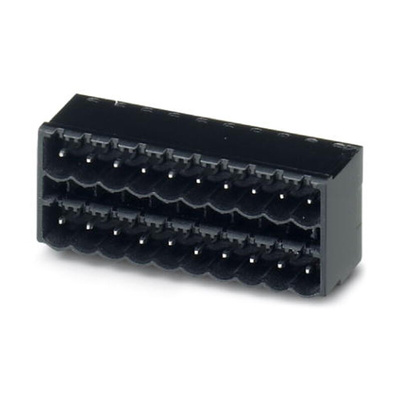 Phoenix Contact 5.0mm Pitch 17 Way Right Angle Pluggable Terminal Block, Header, Through Hole, Solder Termination