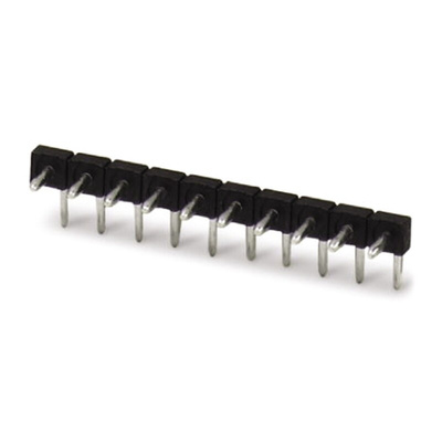 Phoenix Contact 3.5mm Pitch 12 Way Pluggable Terminal Block, Pin Header, Solder Termination