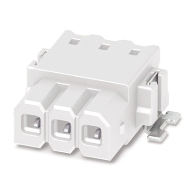 Phoenix Contact 2.5mm Pitch 3 Way Pluggable Terminal Block, Header, Solder Termination