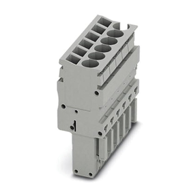 Phoenix Contact 10 Way Pluggable Terminal Block, Plug, Spring Cage Termination