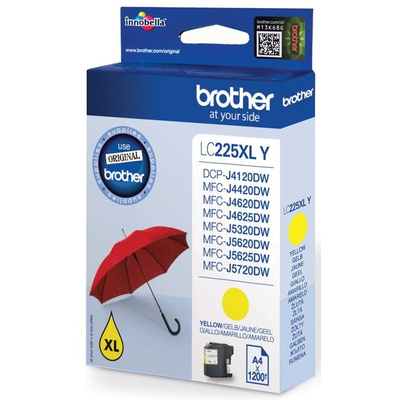 Brother LC225XL Yellow Ink Cartridge