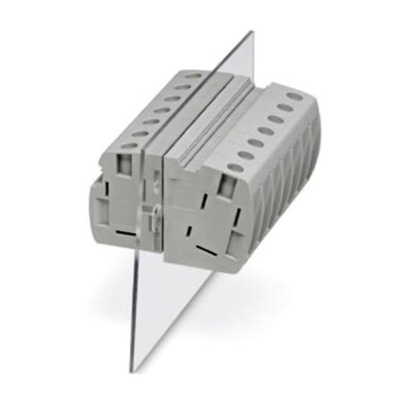 Phoenix Contact 7.62mm Pitch 4 Way Right Angle Pluggable Terminal Block, Header, Through Hole, Solder Termination