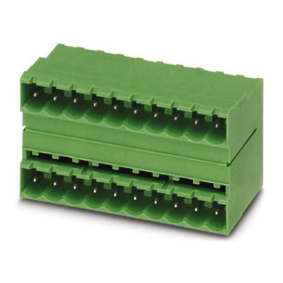 Phoenix Contact 5.08mm Pitch 5 Way Pluggable Terminal Block, Header, Solder Termination