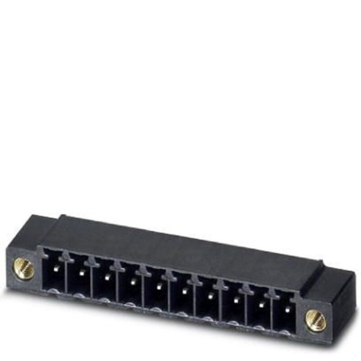 Phoenix Contact 3.5mm Pitch 11 Way Right Angle Pluggable Terminal Block, Header, Through Hole, Solder Termination