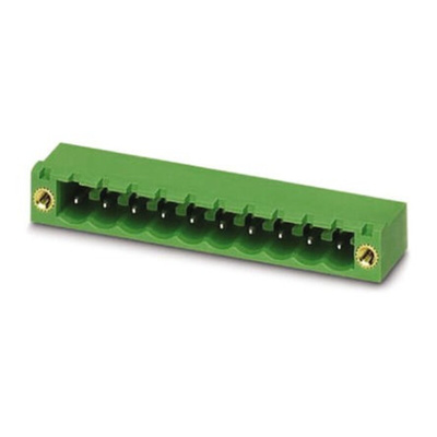 Phoenix Contact 5.0mm Pitch 3 Way Pluggable Terminal Block, Header, Solder Termination