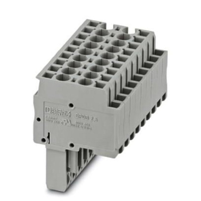 Phoenix Contact 9 Way Pluggable Terminal Block, Plug, Spring Cage Termination